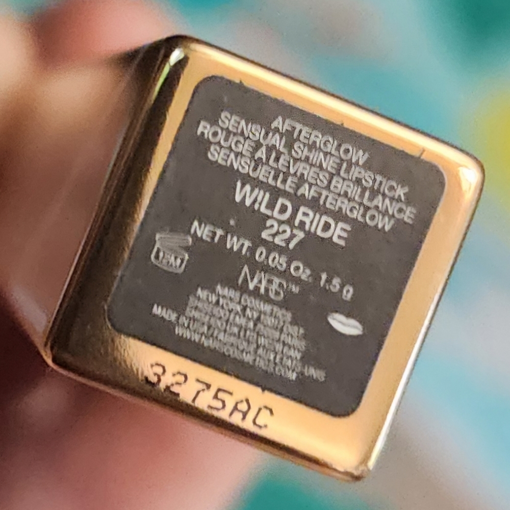 NEW NARS Afterglow Sensual Shine Lipstick in WILD RIDE 227 . Never opened. - Picture 8 of 9